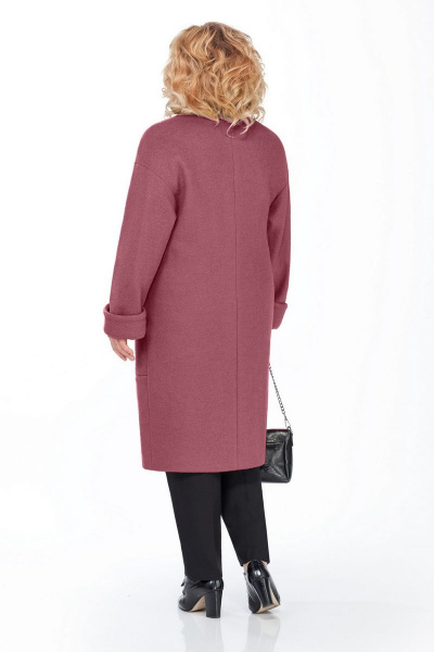 Пальто Pretty 787 бордо - фото 3