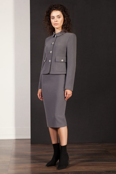 Жакет Nova Line 1985 серый - фото 1