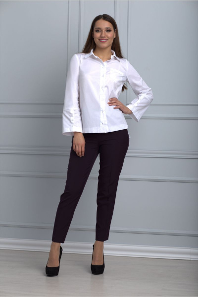 Блуза Anelli 751 белый - фото 1