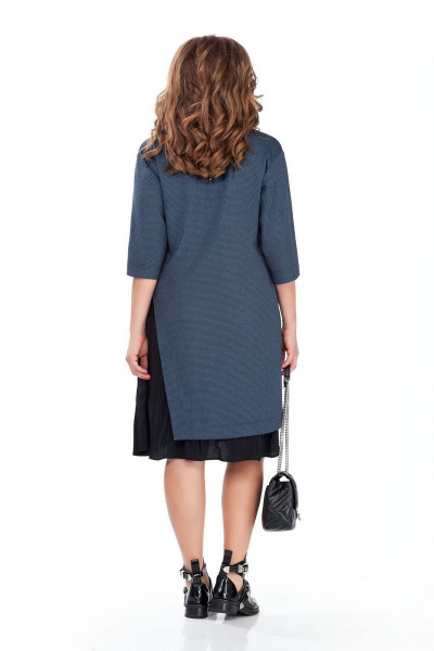 Платье TEZA 129 т.синий - фото 2