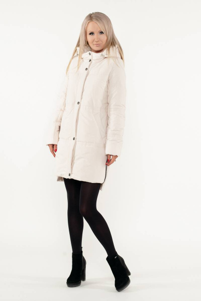 Пальто Bugalux 417 164-молоко - фото 4