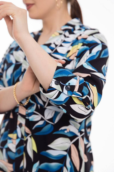 Брюки, туника Daloria 9194 черный-белый - фото 7