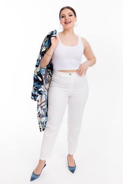 Брюки, туника Daloria 9194 черный-белый - фото 6