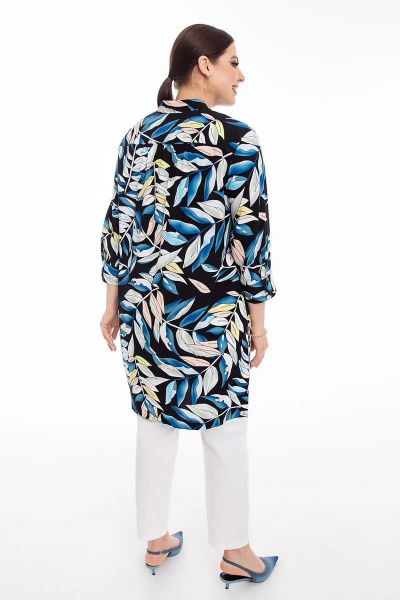 Брюки, туника Daloria 9194 черный-белый - фото 2