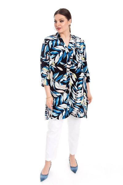 Брюки, туника Daloria 9194 черный-белый - фото 1