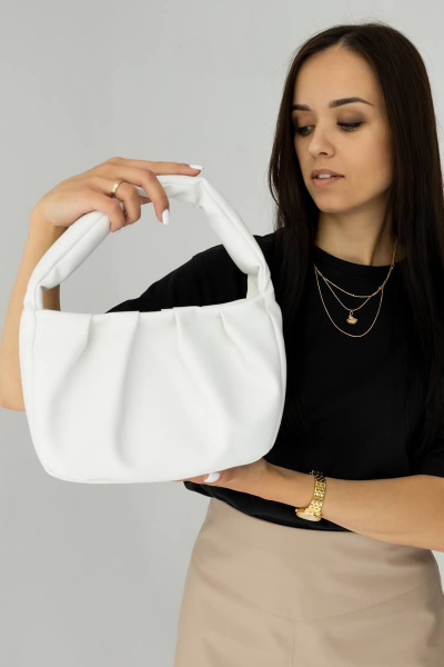 Сумка экокожа на каждый день белая MT.Style LOOK2 white - фото 1