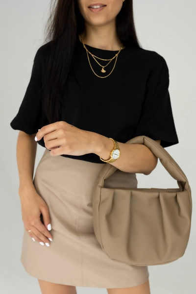 Сумка экокожа на каждый день бежевый MT.Style LOOK2 iris - фото 2