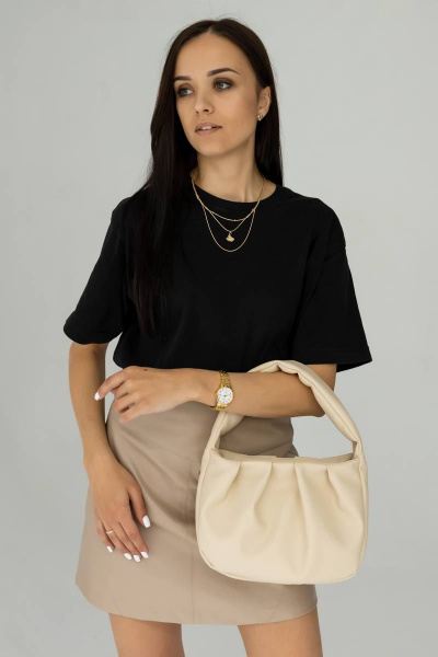 Сумка экокожа на каждый день бежевый MT.Style LOOK2 bez - фото 6