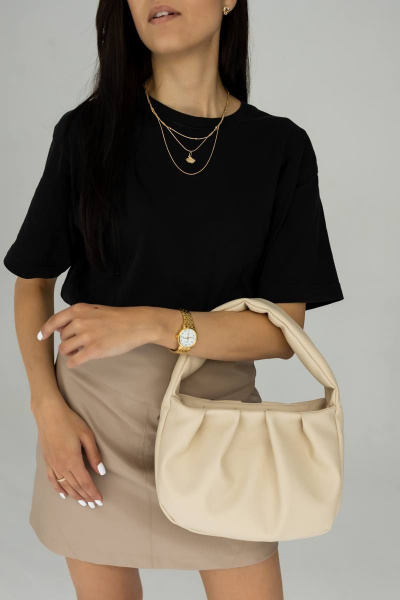 Сумка экокожа на каждый день бежевый MT.Style LOOK2 bez - фото 5