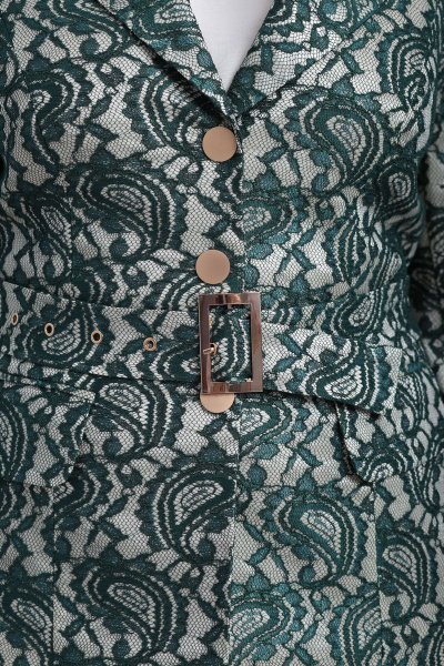 Жакет, юбка Anelli 703 зеленый - фото 7