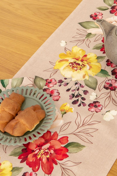 Дорожка «Вернисаж» с теплым осенним рисунком Listelle 310401 - фото 2