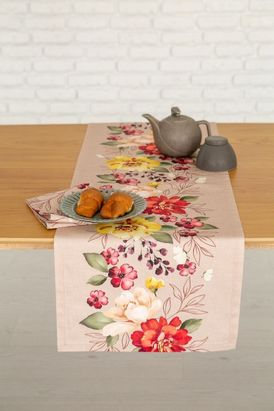 Дорожка «Вернисаж» с пропиткой и летним принтом Listelle 310402 - фото 1