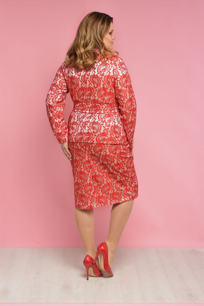 Жакет, юбка Anelli 703 красный - фото 3