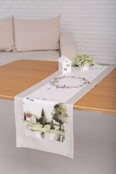 Дорожка «Есения» с пейзажным рисунком из хлопка Listelle 39301 - фото 5