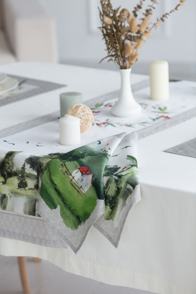 Дорожка «Есения» с пейзажным рисунком из хлопка Listelle 39301 - фото 3