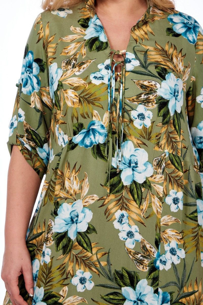 Платье Celentano lite 5001.2 оливковый - фото 7