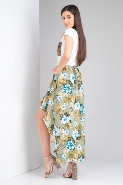 Юбка Celentano lite 5006.1 оливковый - фото 12