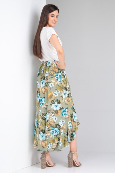 Юбка Celentano lite 5006.2 оливковый - фото 3