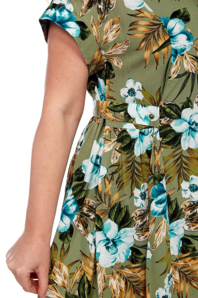 Платье Celentano lite 5010.2 оливковый - фото 7