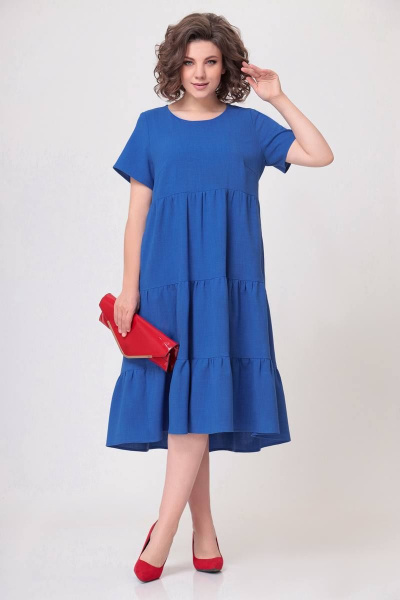 Платье Swallow 554 джинсовый_синий - фото 9