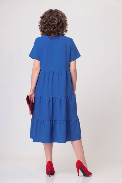 Платье Swallow 554 джинсовый_синий - фото 6