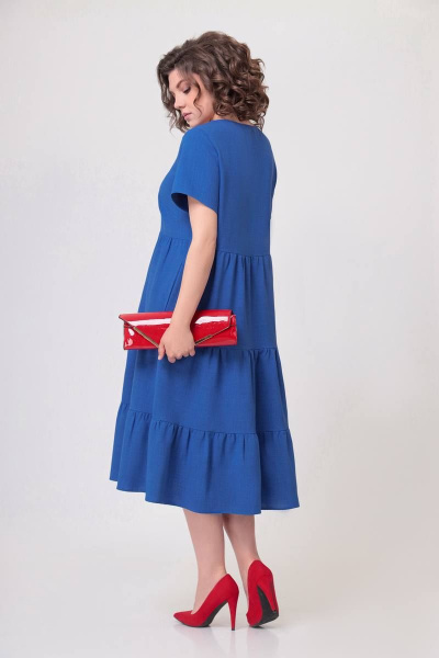 Платье Swallow 554 джинсовый_синий - фото 5