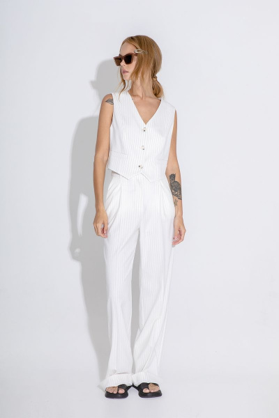 Платье из вискозы с цветочным принтом, свободный силуэт PiRS 4529 - фото 4