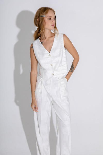 Платье из вискозы с цветочным принтом, свободный силуэт PiRS 4529 - фото 2