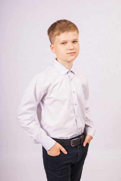 Рубашка Nadex 41-018812/202-23 бледно-серый - фото 6