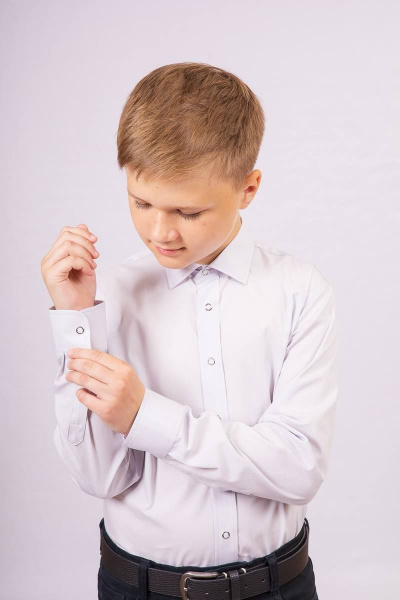 Рубашка Nadex 41-018812/202-23 бледно-серый - фото 4