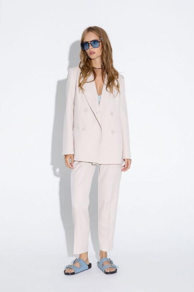 Брюки PiRS 4638 светло-бежевый - фото 1