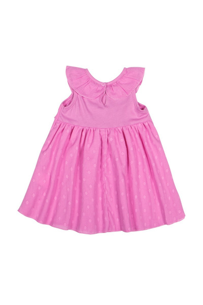 Платье муслиновое с пуговицей в форме мороженого и трикотажной верхней частью Bell Bimbo 171022 лиловый - фото 2