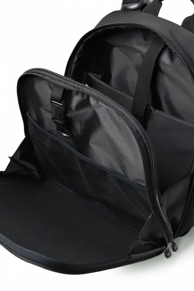 Рюкзак с формованной стенкой и двумя отделениями Galanteya 3423.23с475к45 черный - фото 5