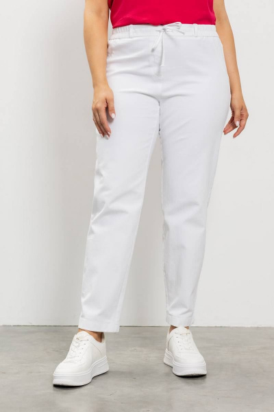 Брюки укороченные с имитацией карманов для лета Femme & Devur 9953 1.1F(164) - фото 1