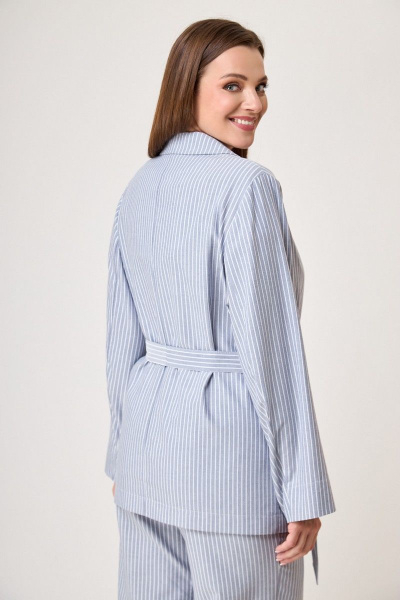 Жакет Anelli 1299.1 полоска_перламутр - фото 2