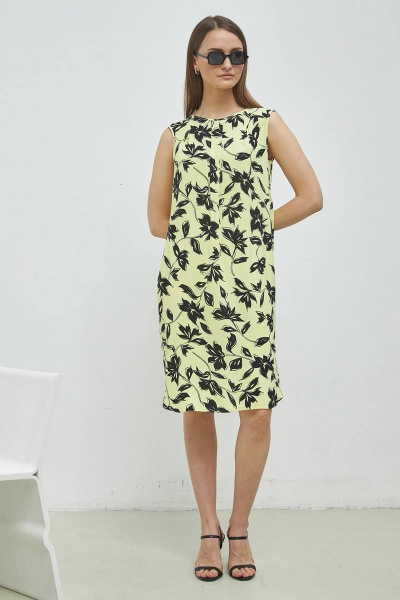 Платье с круглой горловиной и поясом в стиле On each day Femme & Devur 4620 10.32F(170) - фото 1