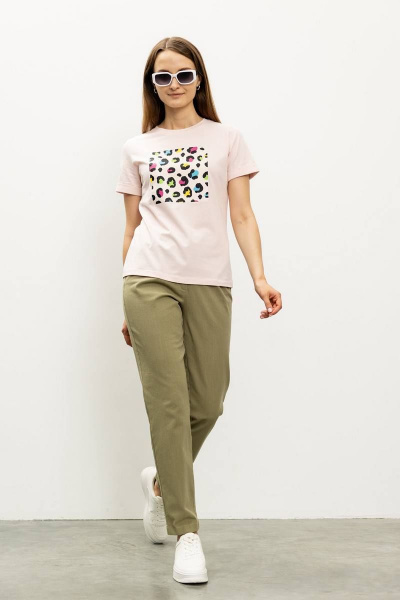 Летний трикотажный хлопковый джемпер и майка Femme & Devur 30731 1.14F(170) - фото 2