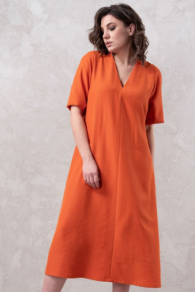 Платье полуприлегающего кроя с V-образным вырезом Avanti 1482 - фото 2