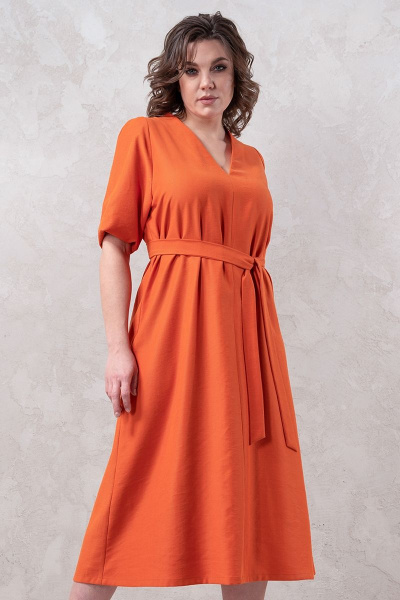 Платье полуприлегающего кроя с V-образным вырезом Avanti 1482 - фото 1