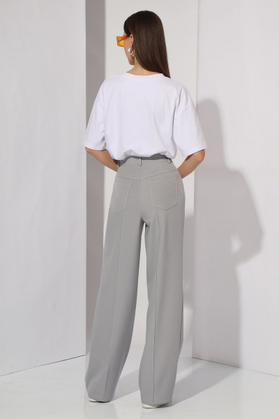 Брючный костюм с свободным жакетом и расширенными брюками N.O.W. 1262 - фото 7