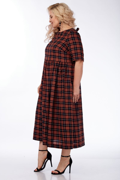 Платье Michel chic 2132 красный-черный - фото 5