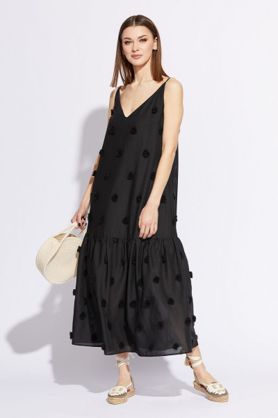 Сарафан EOLA 2214.2 черный - фото 4