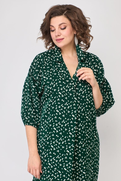 Стильное бохо-платье с прогулом и карманами из текстиля Solomeya Lux 947L - фото 2