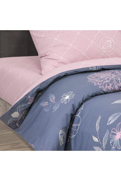 Комплект постельного белья из поплина с карманом и клапаном АРТПОСТЕЛЬ 904 эвелина - фото 6