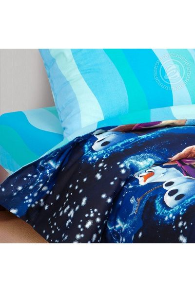 Постельный комплект с наволочками и пододеяльником из хлопкового поплина АРТПОСТЕЛЬ 912 магия_снега - фото 5