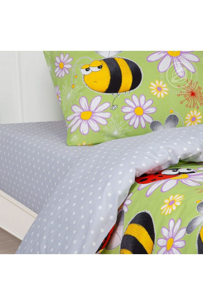 Наволочка, пододеяльник, простыня АРТПОСТЕЛЬ 112 шмелики - фото 5