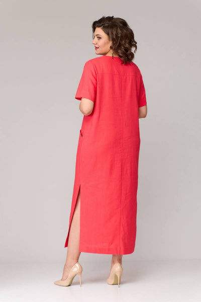 Платье Ollsy 1645 коралл - фото 3