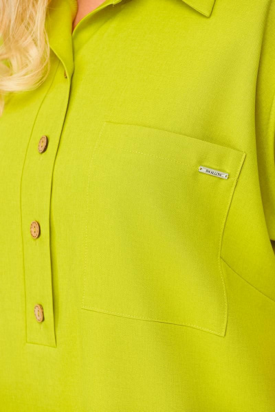 Летнее платье с нагрудными вытачками и воротником Swallow 496.4 - фото 12