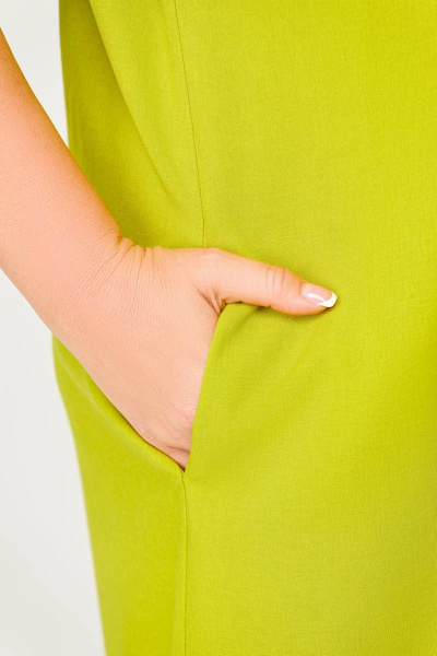 Летнее платье с нагрудными вытачками и воротником Swallow 496.4 - фото 10