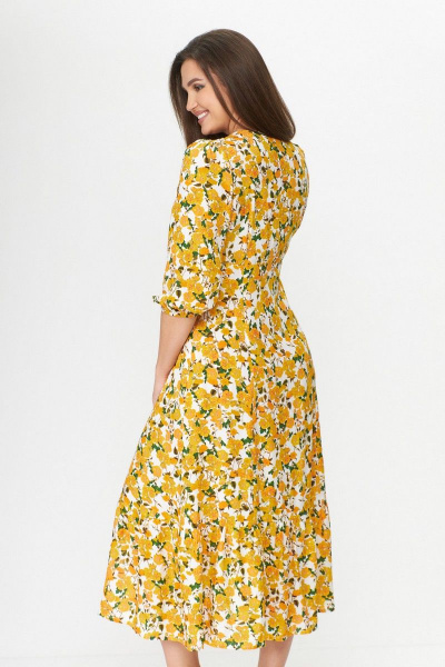 Платье Abbi 1012 желтые_кувшинки - фото 7